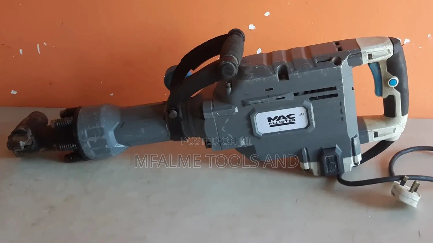 Jack Hammer Mac Allister 1700w Concrete/Stone Breaker Ex-Uk