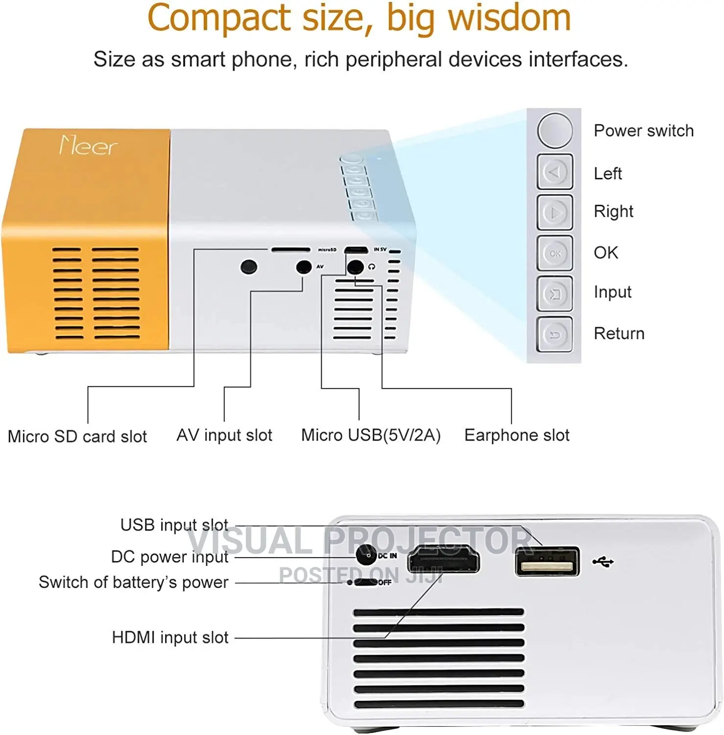 Mini Projector (New)