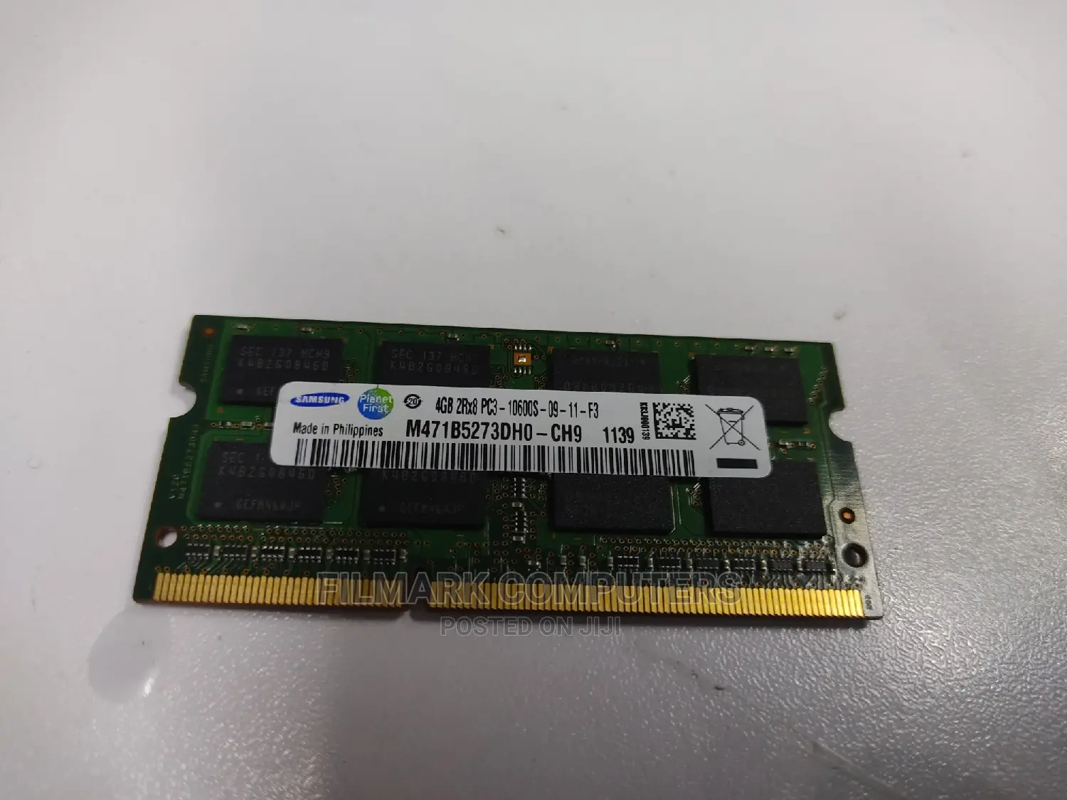 Samsung 4GB Pc3-10600s DDR3 1333 Laptop Memory
