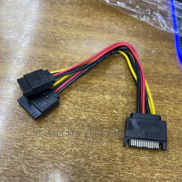 Sata Splitter Male To Dual Female Sata Power