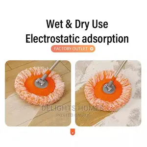 Multifunctional Sunflower Chenille Telescopic Mop