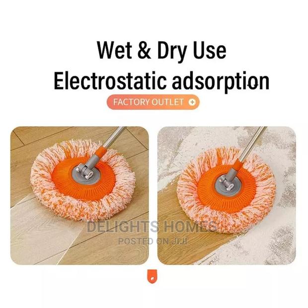 Multifunctional Sunflower Chenille Telescopic Mop