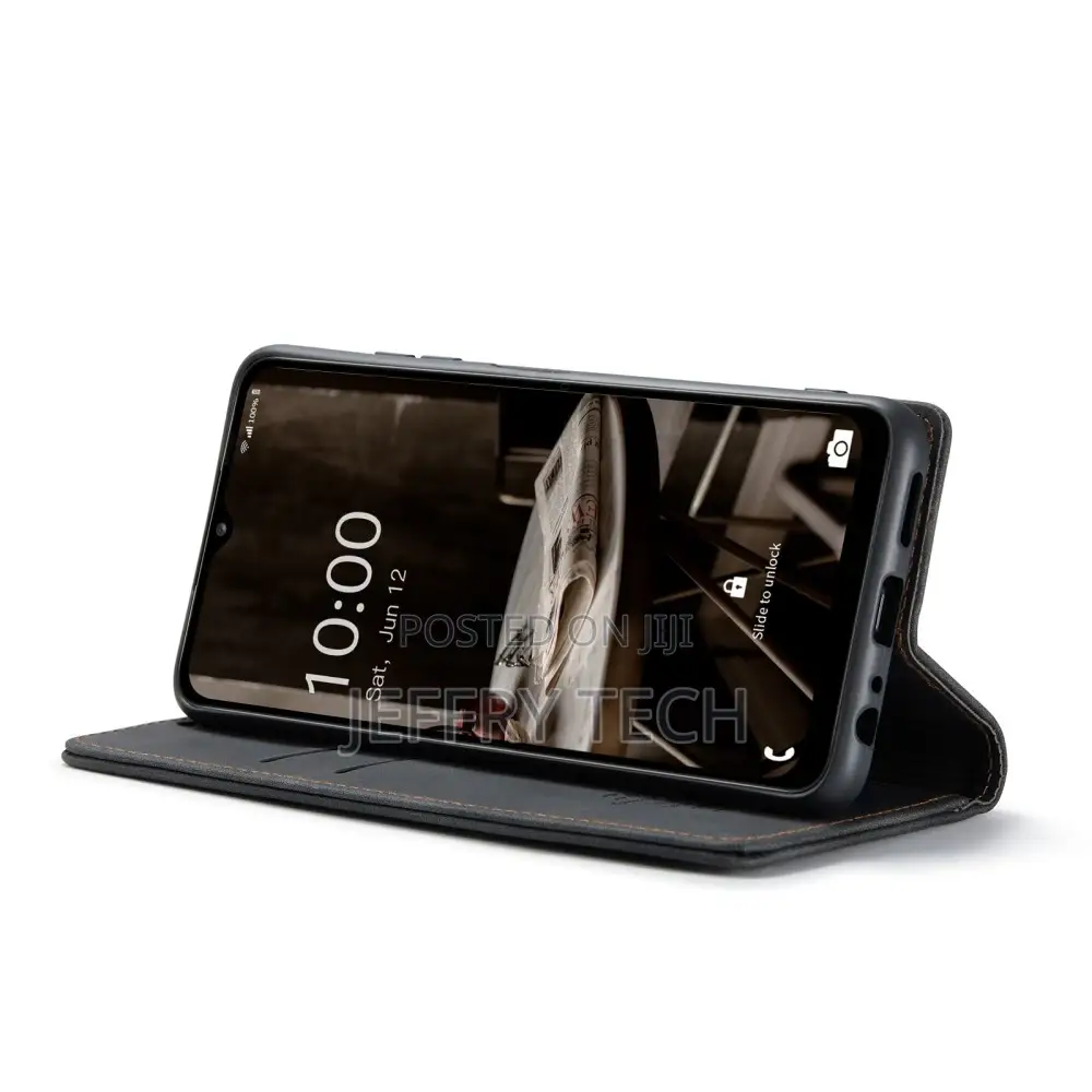 Caseme Wallet Magnetic Case for Samsung Galaxy A13 5G, Leath