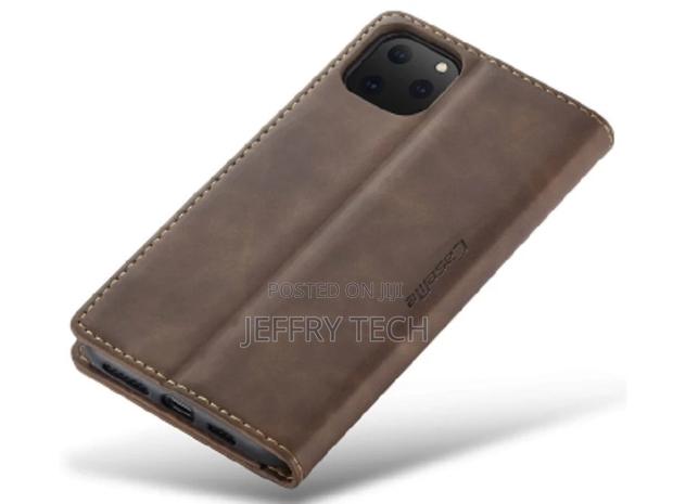Caseme Leather Wallet Case With Stand for iPhone 11 Pro Max - thumbnail 2