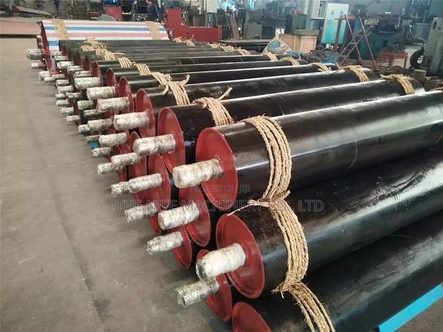 Slide Lag Steel Roller Rubber Lagging Pulley Belt Conveyor - main view