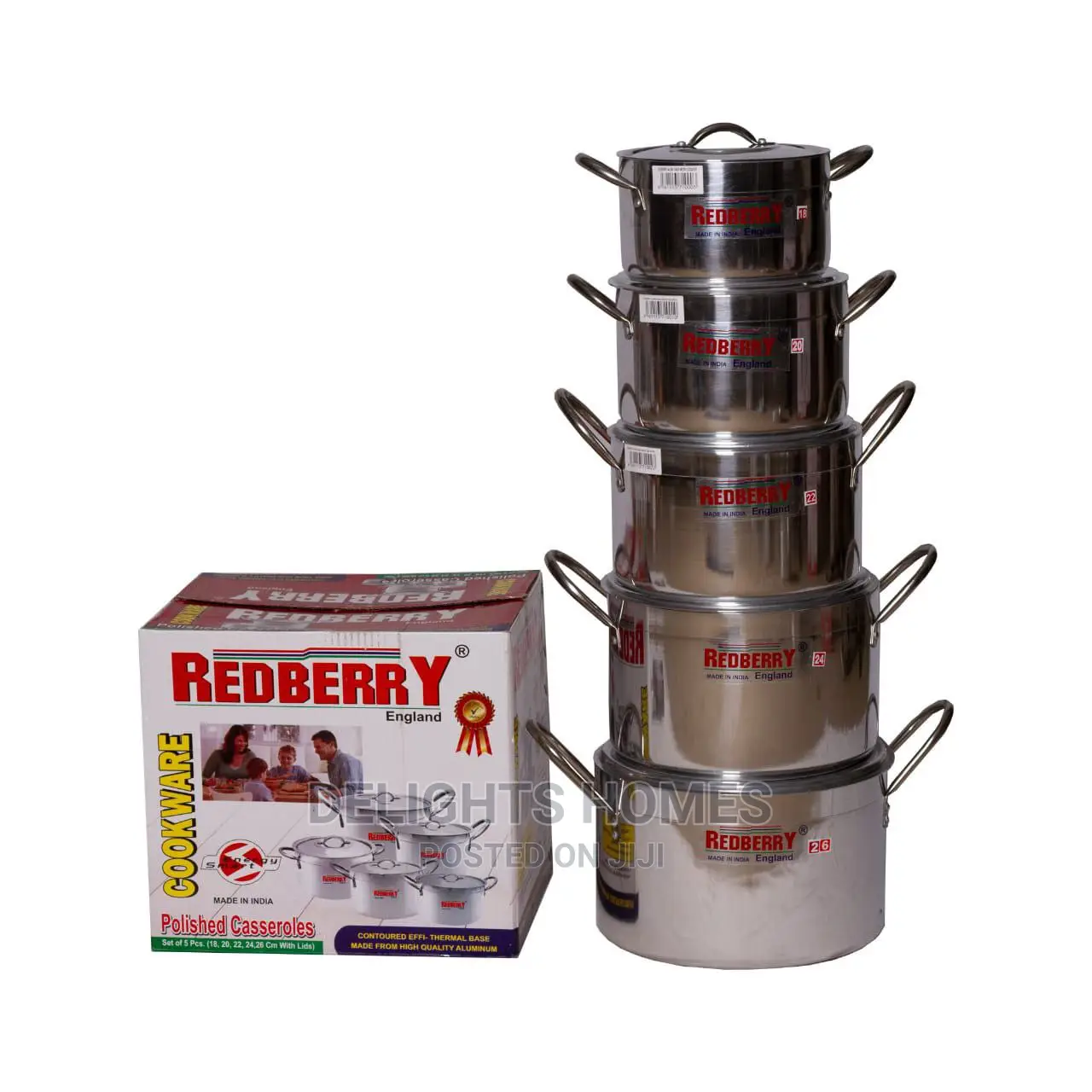10pcs Aluminum Cookware Set