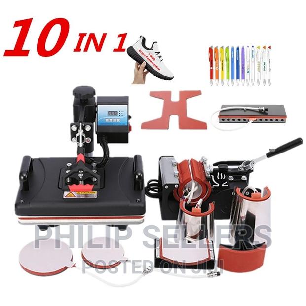 10 in 1 Single Display Combo Heat Press Machine - main view