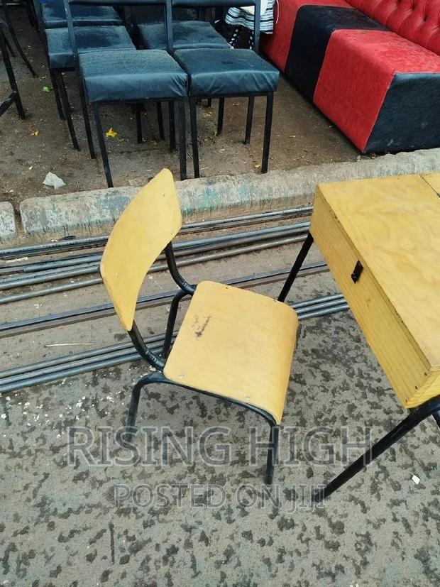 School Lockers and Chairs