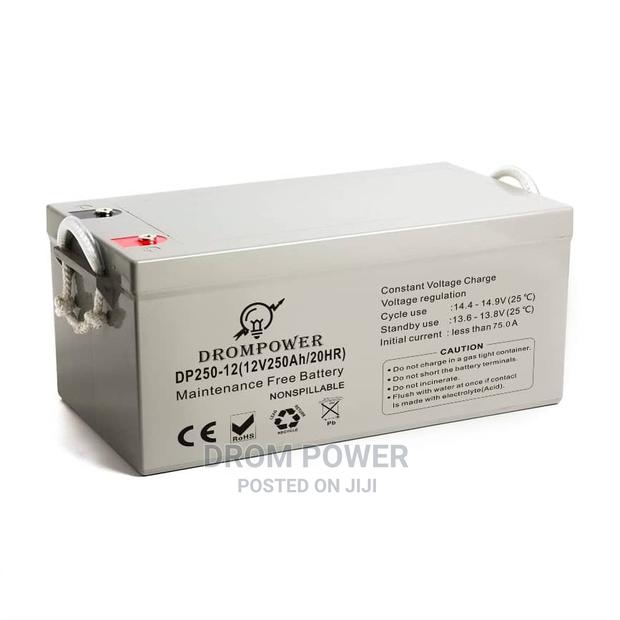 12v 250ah Drom Power Battery - main view