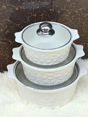 Ceramic Serving Bowls 3 Pcs Per Set Capacity ~1,2,3 Litres*