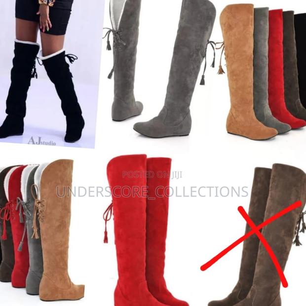 Ladies Thigh High Quality Boots - main view