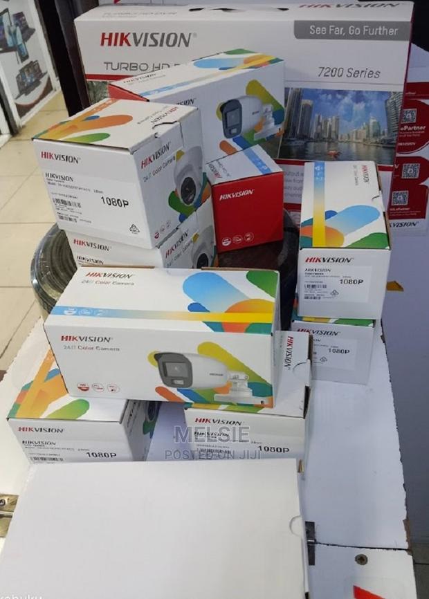 Six 6 CCTV Color Vu Camera 1080p Complete Kit
