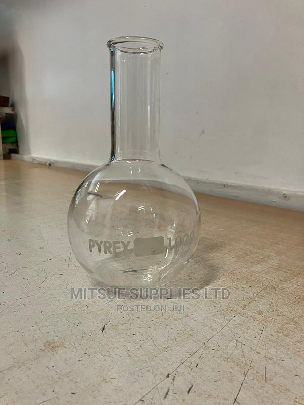 Round Bottomed Flask Borosil 1000ml - main view