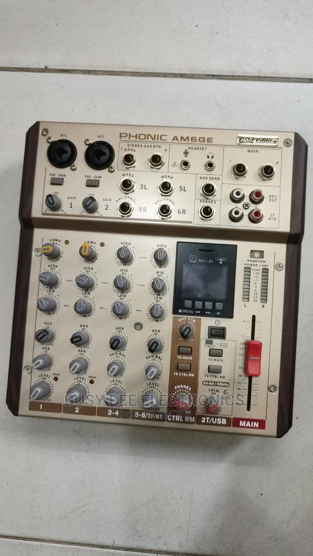 Phonic Mixer - main view