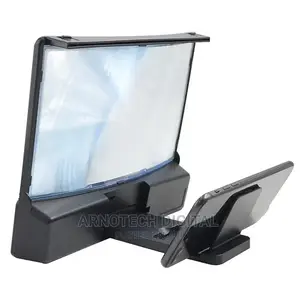 3D 12" Curved Phone Screen Magnifier With BT Speakers