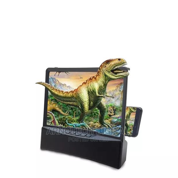 3D 12" Curved Phone Screen Magnifier With BT Speakers - thumbnail 2