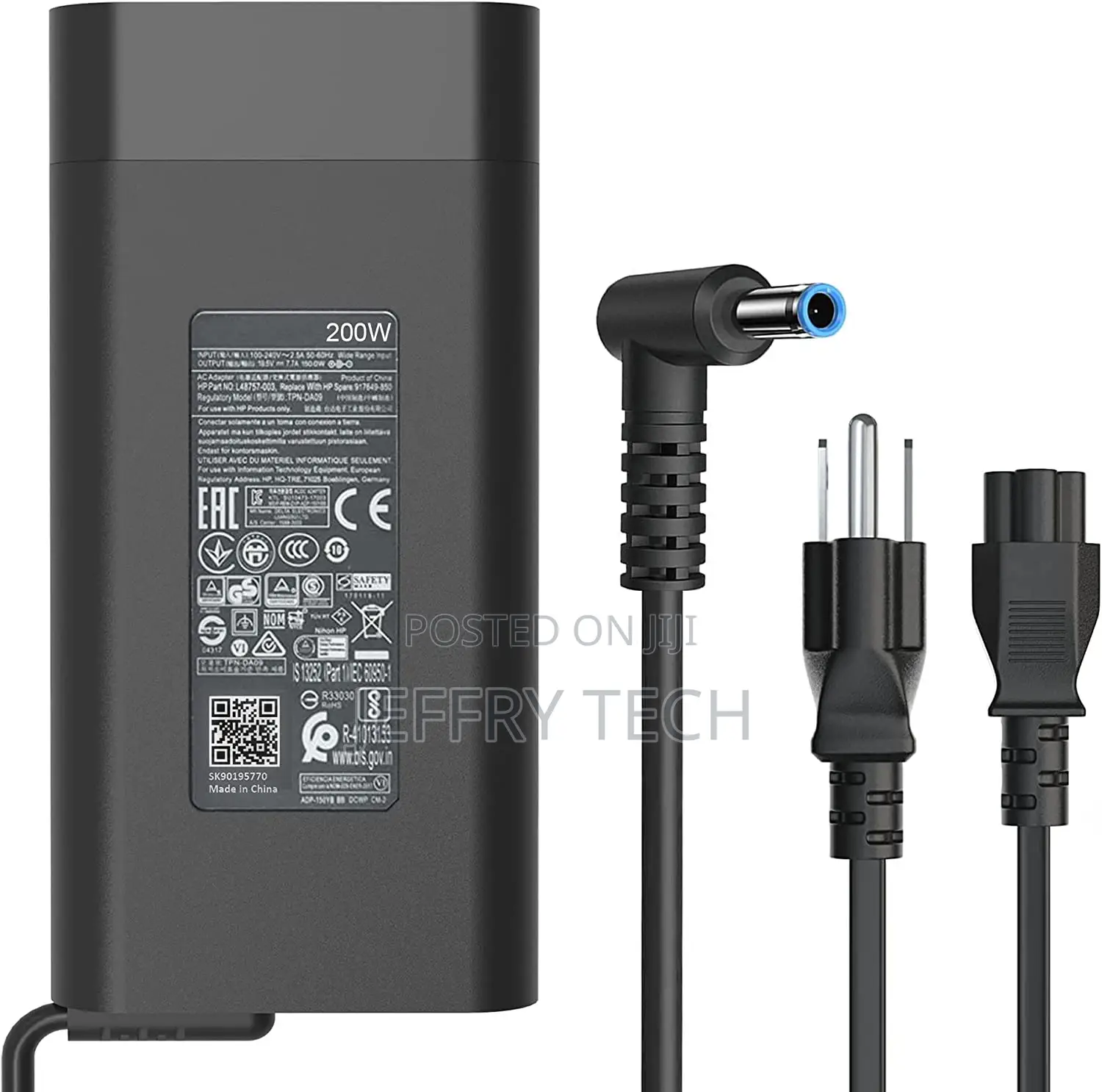 200W Laptop Charger Fit for HP Omen 15 17 Zbook 15 17 Pavili