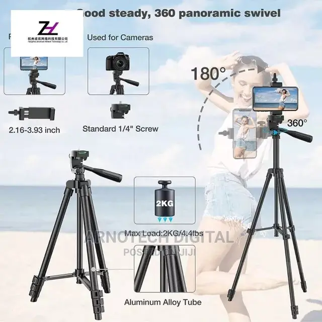 Vlogging Kit Combo With Adjustable Tripod