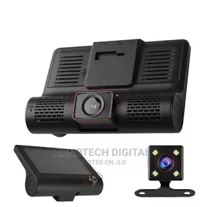 1080p Hd Dashcam With 3 Cameras