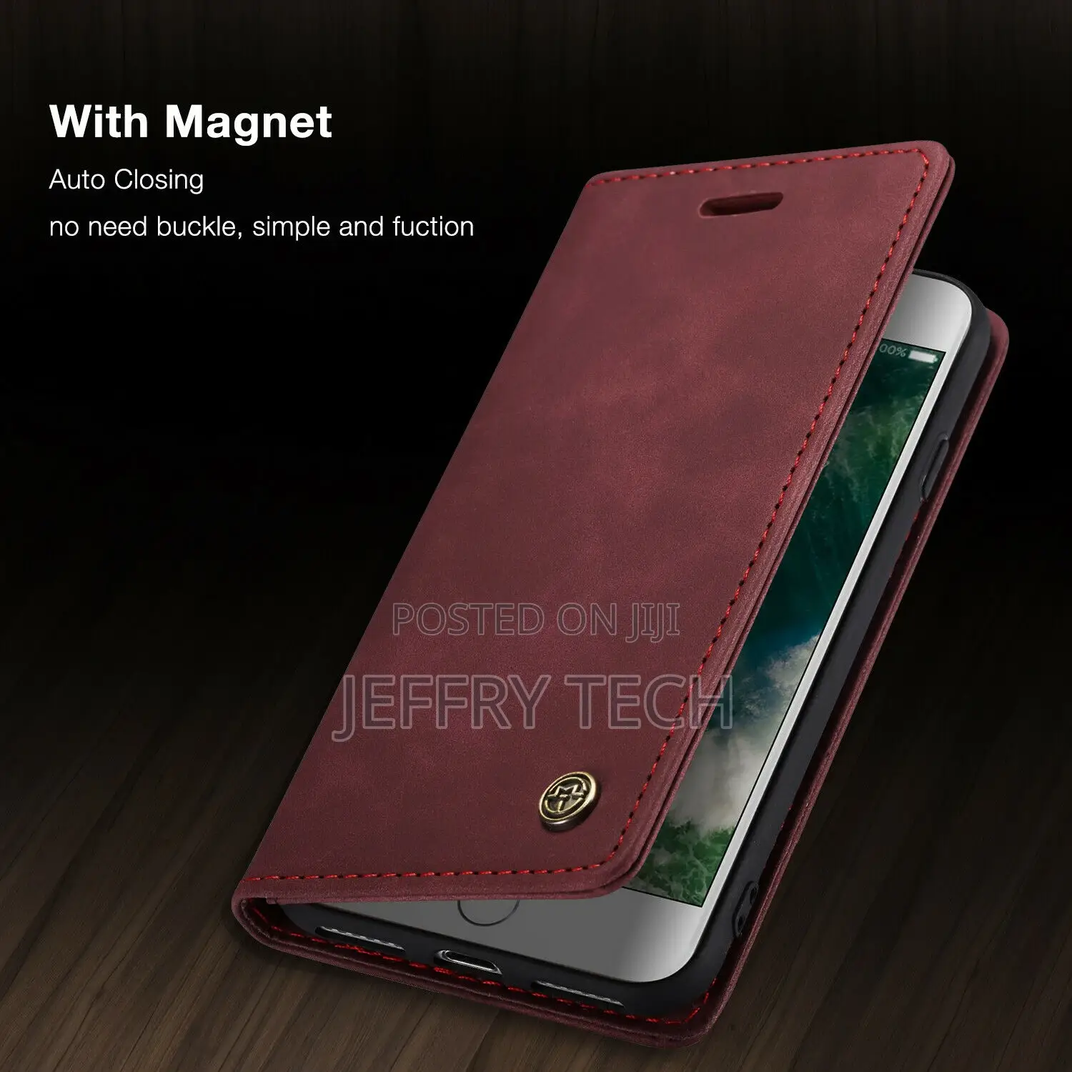 iPhone 14 Pro 13 Pro Max 12 11 Luxury Caseme Leather Flip Wa
