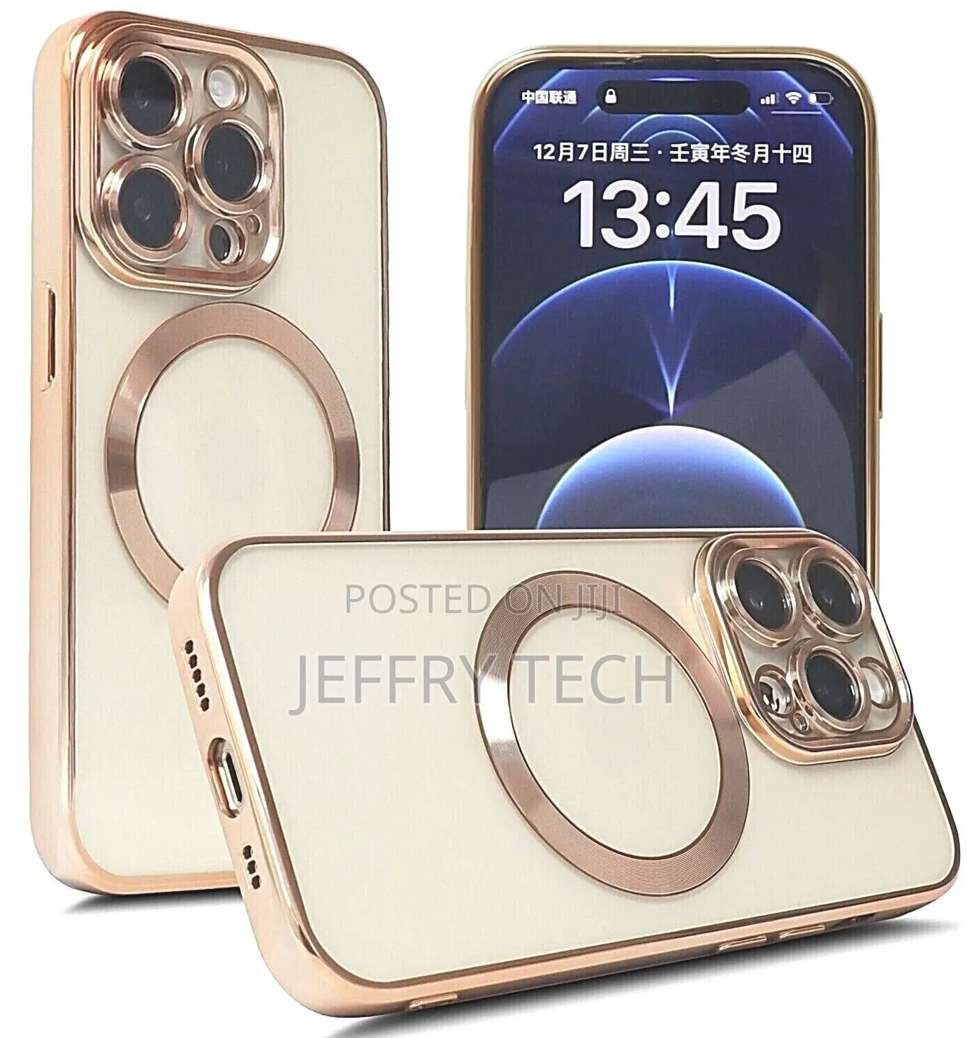 iPhone 14 13 12 11 Pro Max XR Clear Phone Case Mag Safe + T