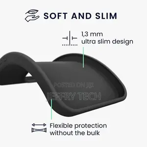 Xiaomi Redmi 10C Case, Slim Black Silicone Shockproof Gel Ph