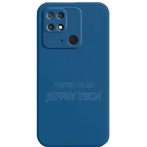 Xiaomi Redmi 10C Case, Slim Black Silicone Shockproof Gel Ph