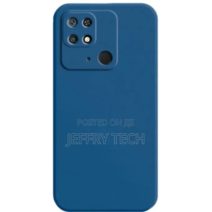 Xiaomi Redmi 10C Case, Slim Black Silicone Shockproof Gel Ph