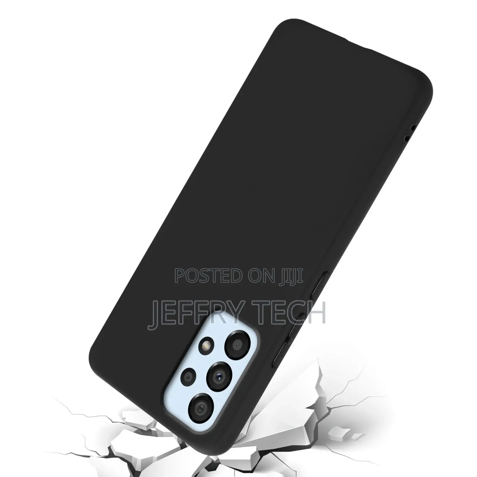 Case for Samsung Galaxy A53 5G Gel Cover Silicone Rubber+Gla
