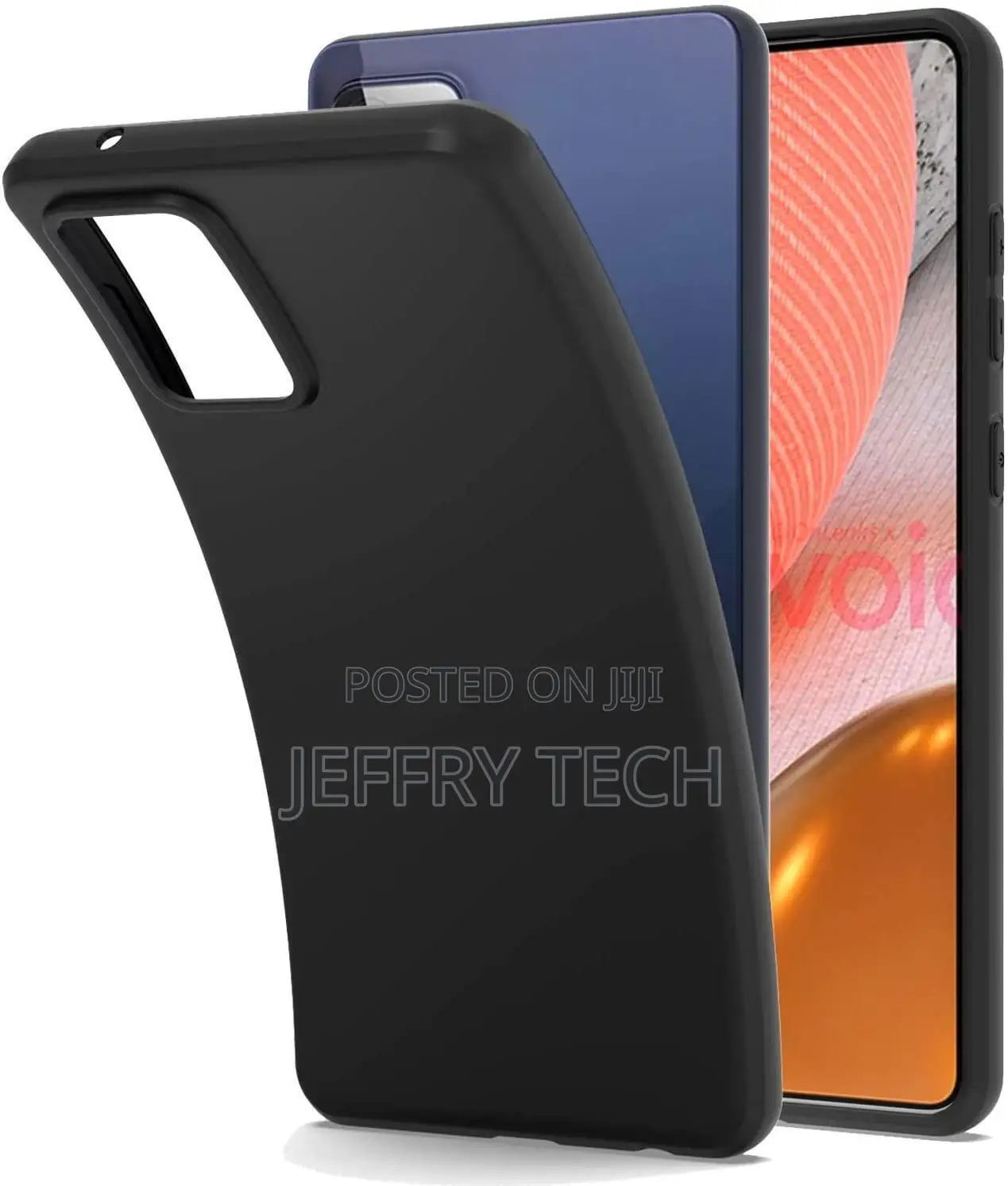 Samsung Galaxy A13 Silicone Gel Phone Cover + Tempered Glass