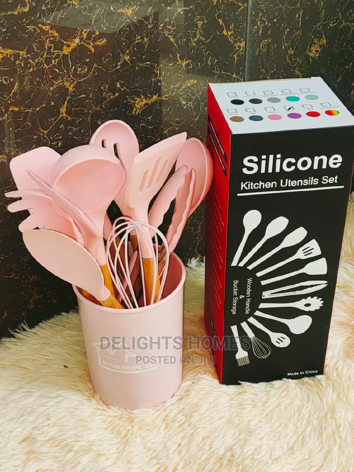 12pc High Temperature Nonstick Silicone Kitchen Set