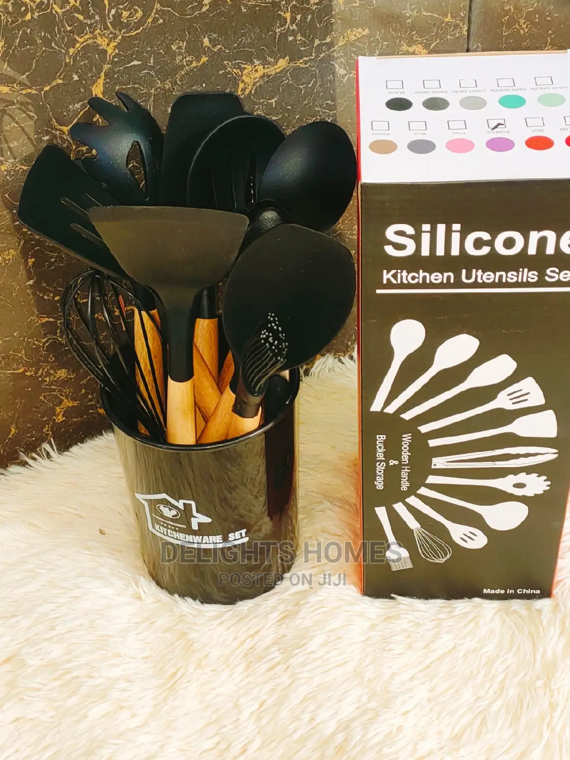 12pc High Temperature Nonstick Silicone Kitchen Set