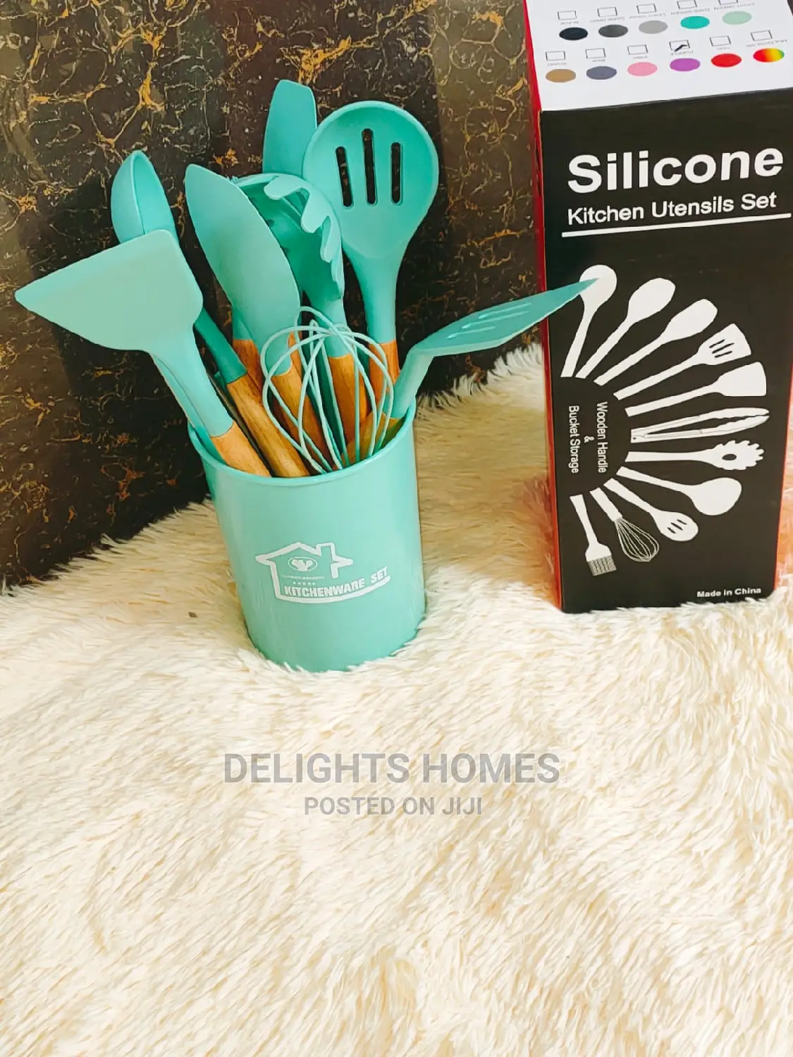 12pc High Temperature Nonstick Silicone Kitchen Set
