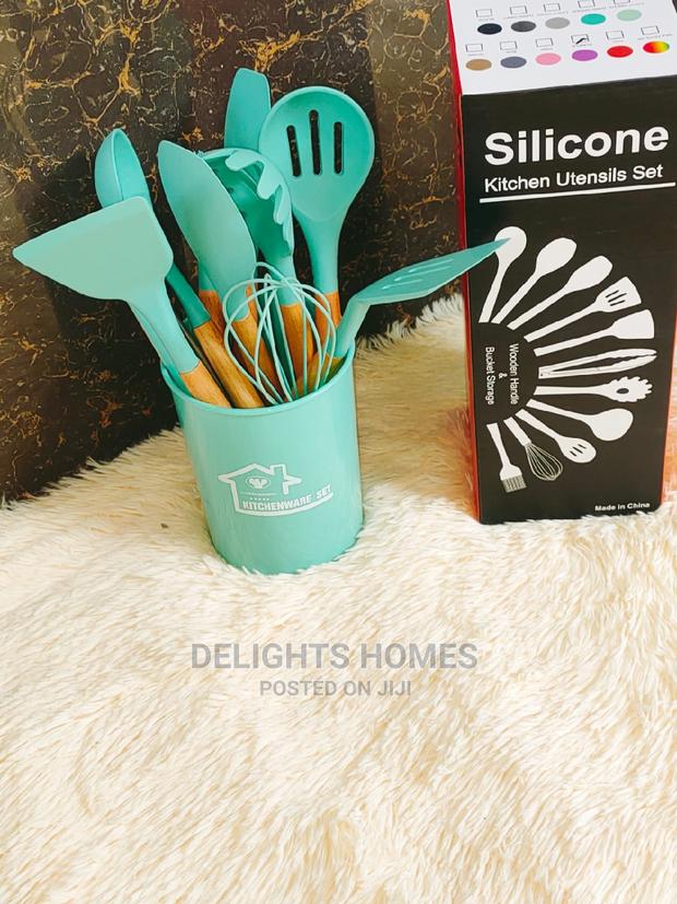 12pc High Temperature Nonstick Silicone Kitchen Set - thumbnail 4