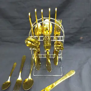 Gold Cutlery Set
