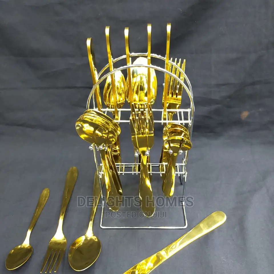 Gold Cutlery Set