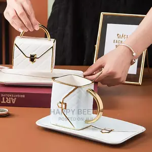  *Luxurious Bag Shape Coffee Cup Kit*