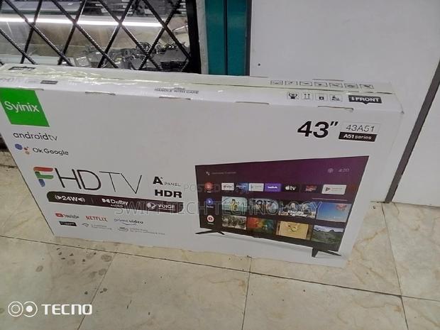 Synix 43 Smart Android Tv Frameless  - main view