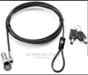 HP Keyed Cable Lock 10 Mm - Black