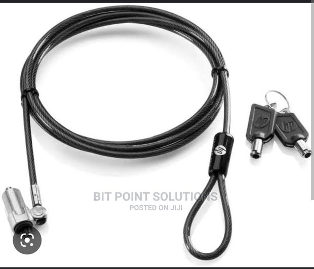 HP Keyed Cable Lock 10 Mm - Black - main view