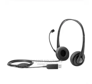 HP Stereo USB Headset Black - T1A67AA