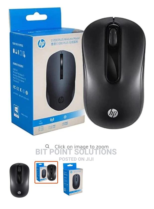 HP S1000 Wireless Silent Mouse Black - main view