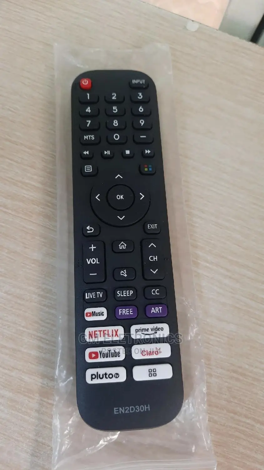 Hisense EN2R30N/ EN2R30H Android Remote.