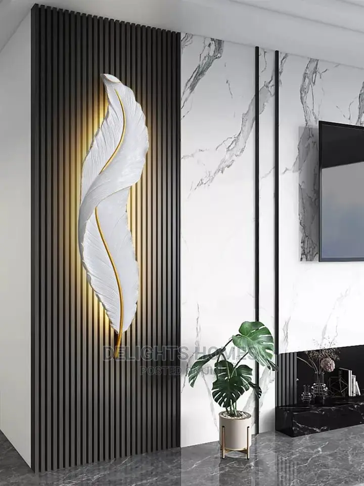 Minimalist Nordic Creative Feather Light