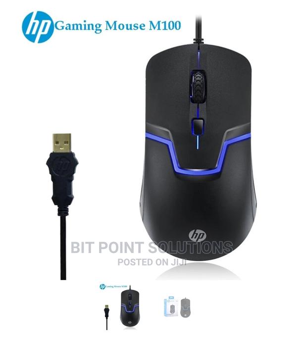 HP M100S USB Gaming Mouse Black - main view