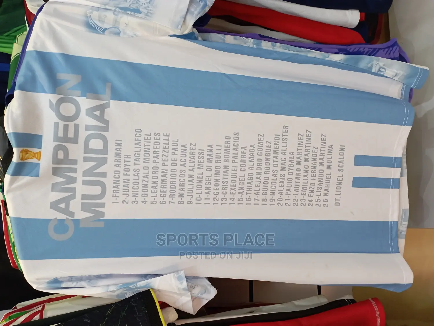 Argentina Champions of World Cup Jersey 2022