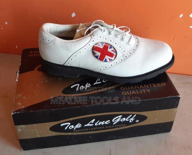 Golf Shoe - Sale! Sale! Genuine Leather Plastic Spikes Ex-Uk