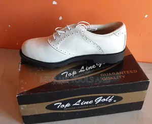 Golf Shoe - Sale! Sale! Genuine Leather Plastic Spikes Ex-Uk