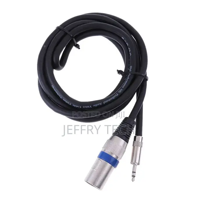 3.5mm(1/8 Inch)TRS Male to XLR Male Interconnect AUX Audio C