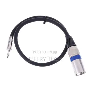 3.5mm(1/8 Inch)TRS Male to XLR Male Interconnect AUX Audio C